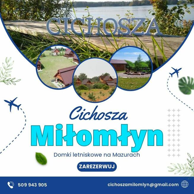Domki letniskowe Cichosza Miłomłyn Mazury