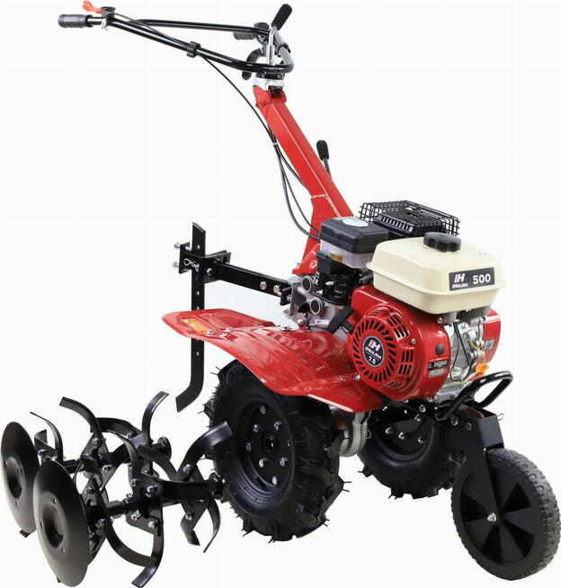 Glebogryzarka spalinowa HOLIDA WM500 7.0KM - Zestaw z pługie