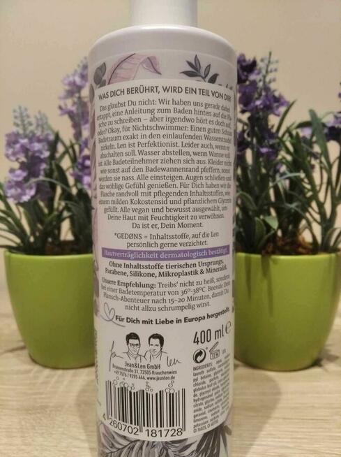 wegański płyn do kąpieli