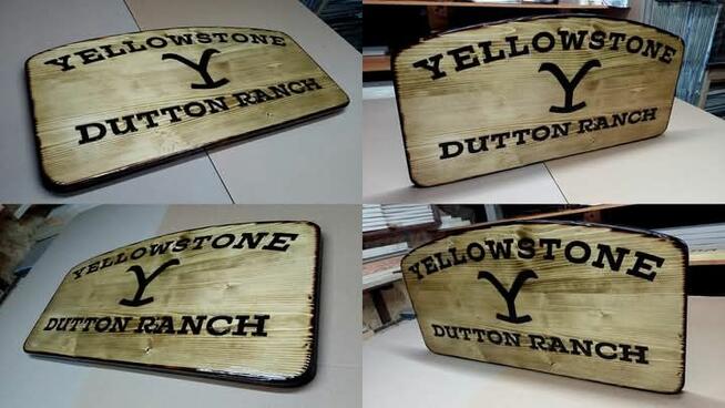 Szyld 60X170CM reklamowy na drewnie REKLAMA z drewna baner