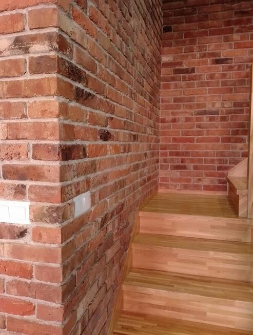 Płytki licowe z cegły rozbiórkowej