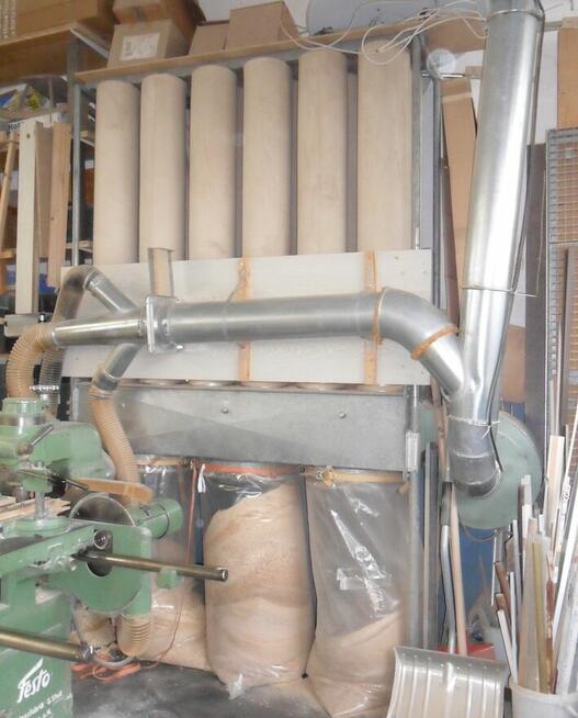 Stacjonarny wyciąg trocin Stern