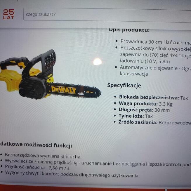 Sprzedam pilarkę elektryczna na baterie