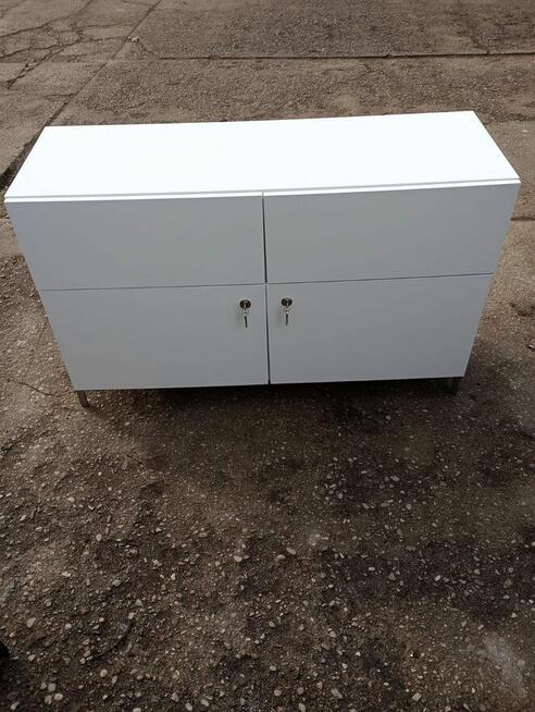 Komoda biała komody szafka szafki białe lakierowane w połysk