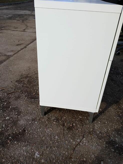 Komoda biała komody szafka szafki białe lakierowane w połysk