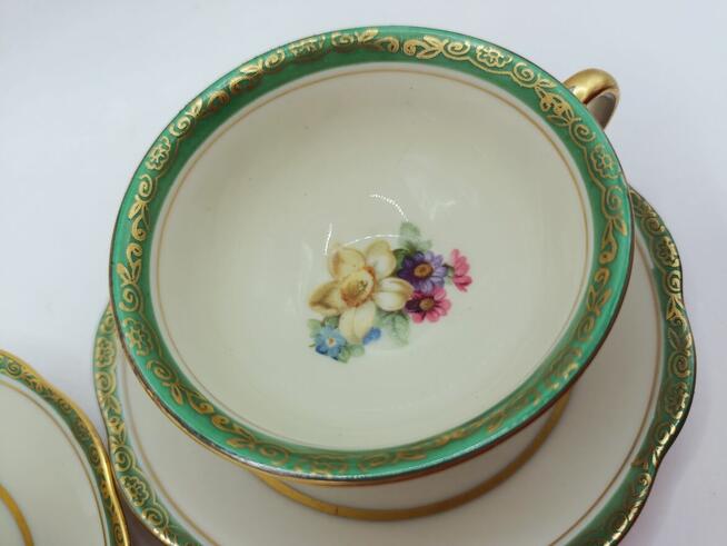 Dwa razy Duo filiżanka i spodek KPM Germany