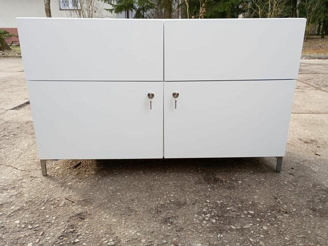 Komoda biała komody szafka szafki białe lakierowane w połysk