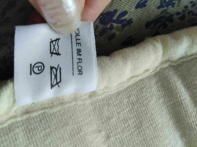 kołdra z owczej wełny jednostronna