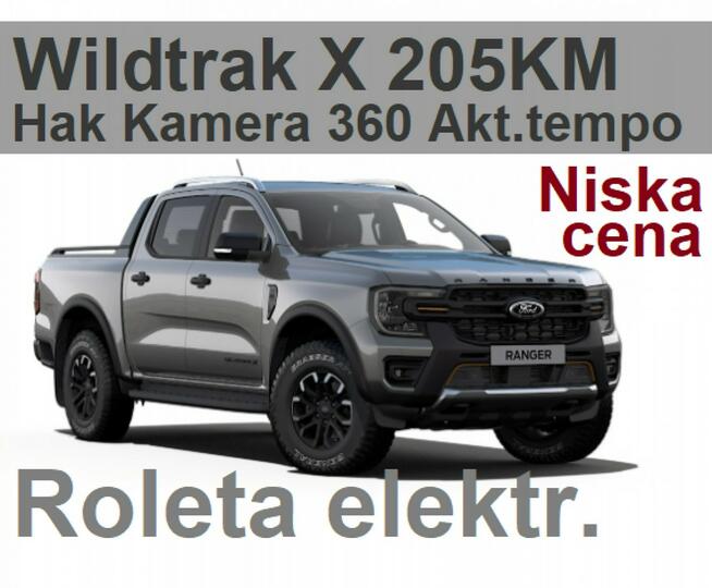 Ford Ranger Wildtrak X 205KM 4x4 Roleta elektr. Kamera 360 Niska Cena 2606 zł