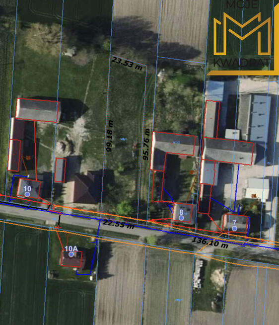 Działka 22 ary - Żachta, obręb Gomulin