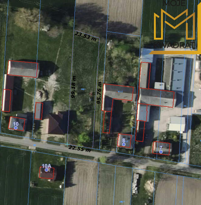 Działka 22 ary - Żachta, obręb Gomulin