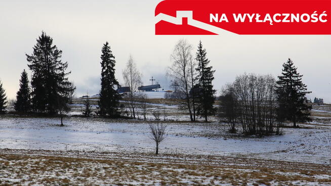 Inwestycyjna działka przy stoku narciarskim
