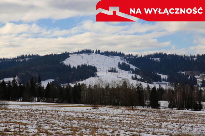 Inwestycyjna działka przy stoku narciarskim