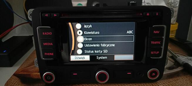 Radio RNS 310 polskie menu + polski lektor + SD mapa Europy