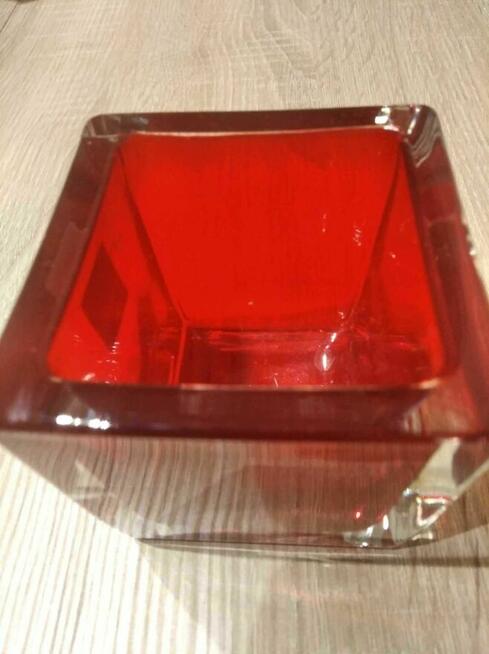 świecznik szklany Leonardo