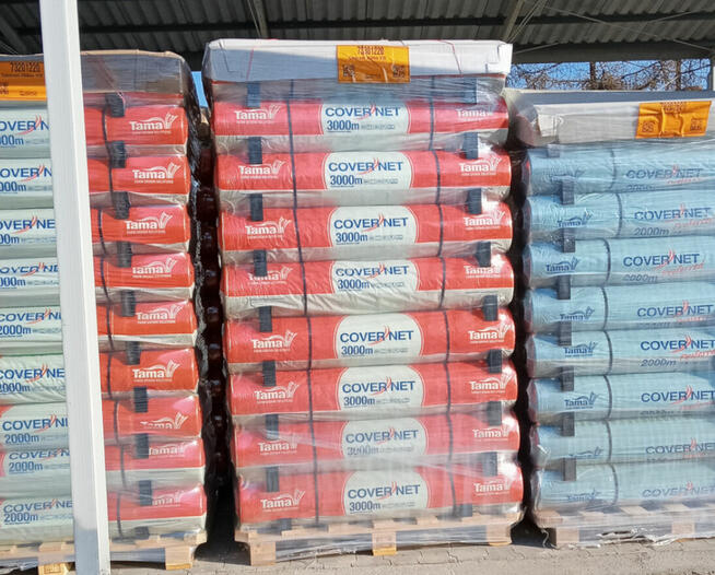 Siatka CoverNet 3000m TAMA do pras rolniczych paleta 36szt