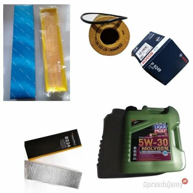 OLEJ Zestaw filtrow PEUGEOT PARTNER TEPEE 1.6 VTi 109KM 08-