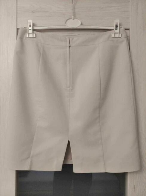 Spódnica beżowa midi