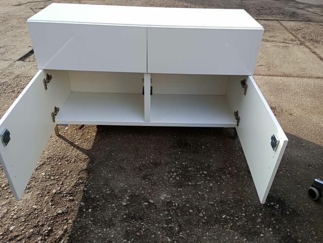 Komoda biała komody szafka szafki białe lakierowane w połysk