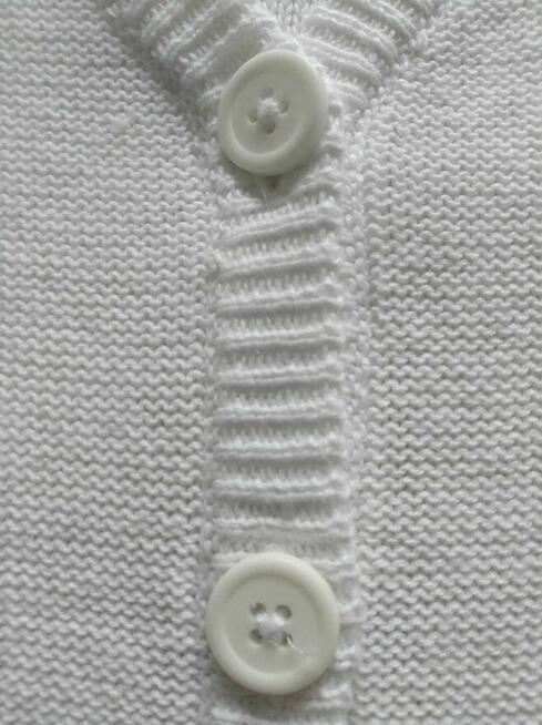 Biały blezer damski z krótkim rękawem BonPrix Collection