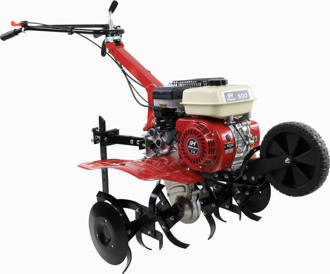 Glebogryzarka spalinowa HOLIDA WM500 7.0KM - Zestaw z pługie