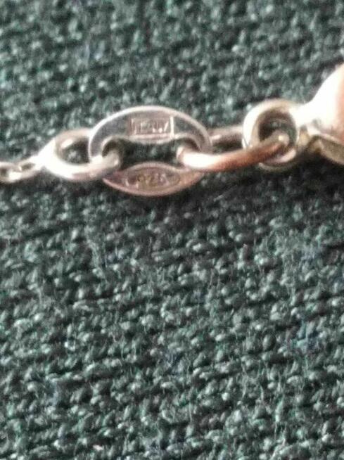 Celebrytka srebrna Yes