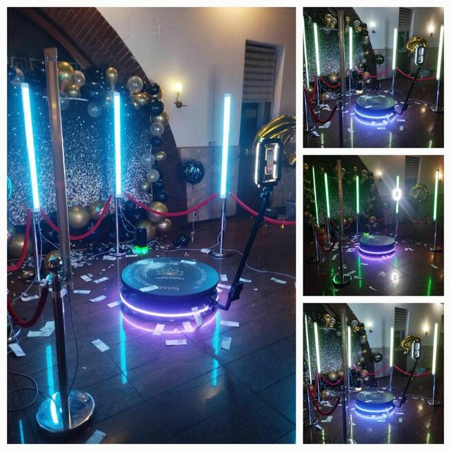 FOTOBUDKA 360 / FOTOBOX / VOGUEBOX / Ciężki Dym /Napis LOVE