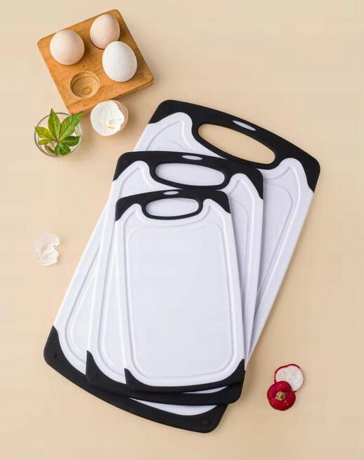 Nowe zestawy białych desek do krojenia 3szt elden ed9109