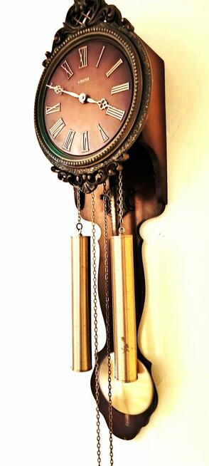 zegar wiszący wagowy 100% sprawny pięlny