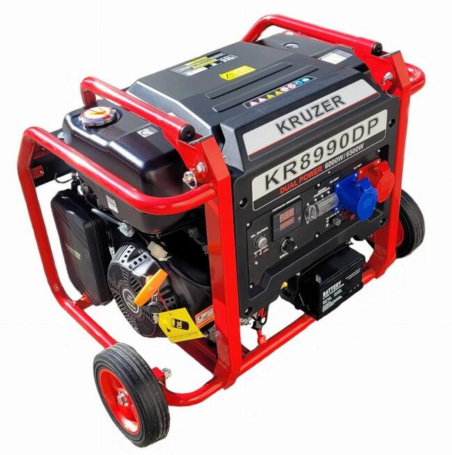 Agregat prądotwórczy dual power KRUZER KR 8990DP 6.0kW