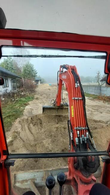 Usługi minikoparką 3,5t, kucie młotem, Transport,Ziemiapiasek