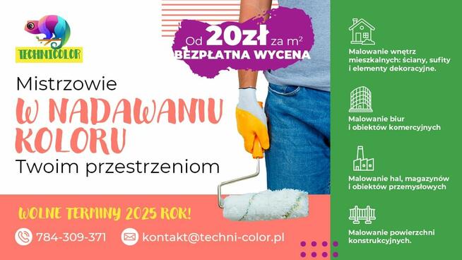 TANIE! Profesjonalne usługi malarskie - Technicolor