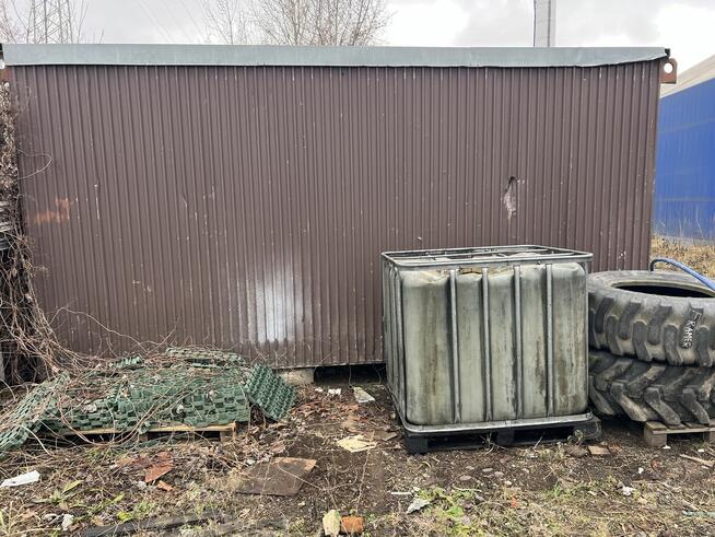 Kontener garaż magazyn budowlany 5m solidny z podłogą