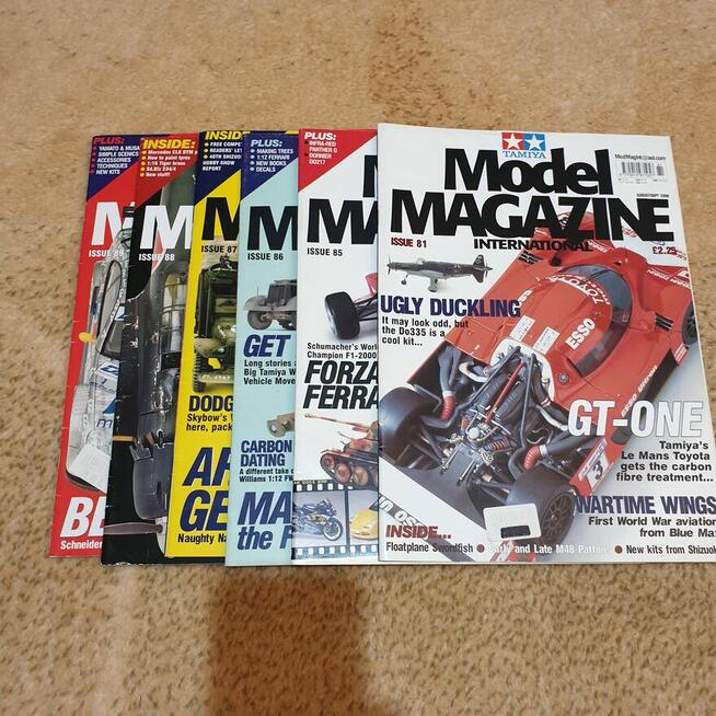 Magazyn modelarski Tamiya Model Magazine rocznik 2000/2001