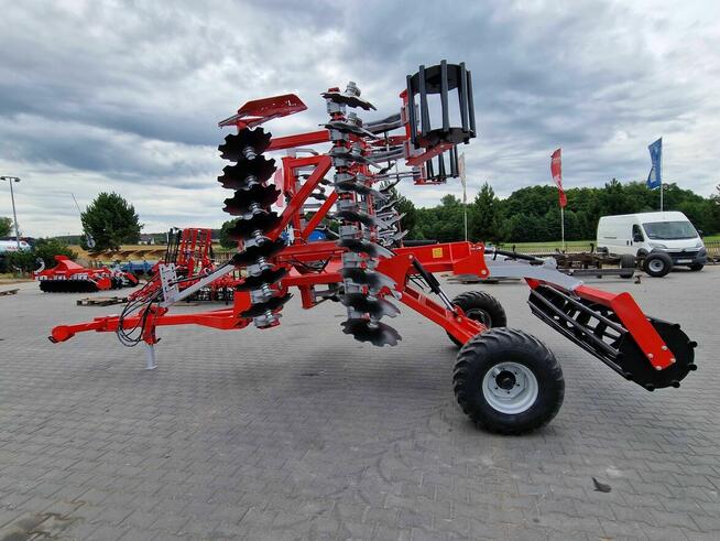 Brona talerzowa talerzówka 4m z wózkiem środkowym, Zabiel