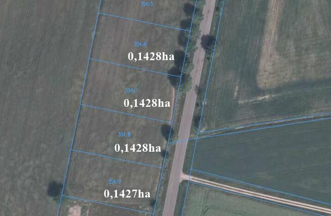 DZIAŁKI BUDOWLANE OK.1400M²
