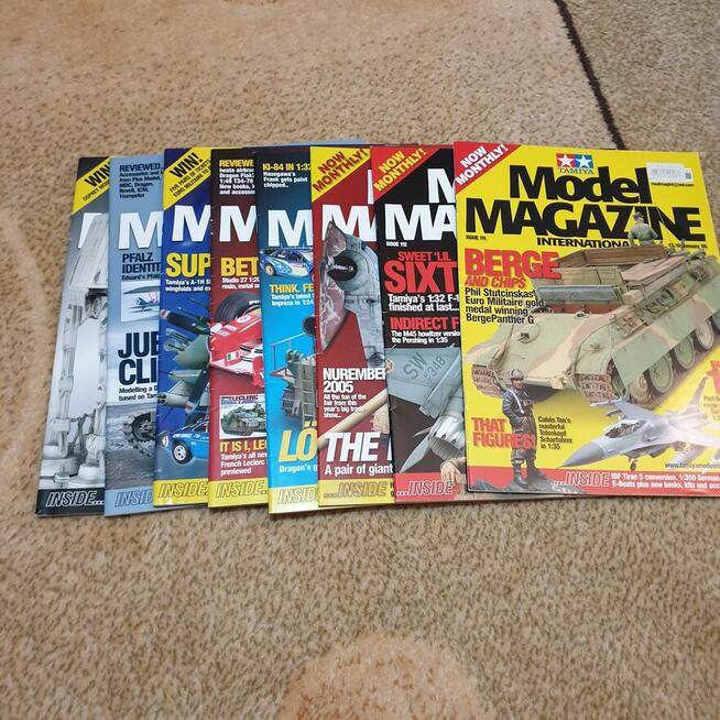 Magazyn modelarski Tamiya Model Magazine rocznik 2005