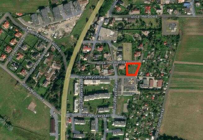 Działka budowlana Zieleniewo gm. Kołobrzeg, Hetmańska
