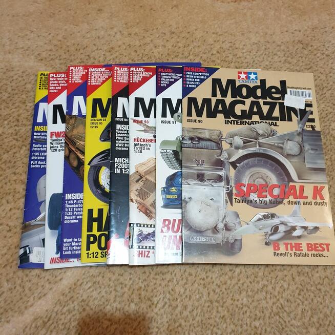Magazyn modelarski Tamiya Model Magazine rocznik 2002/2003