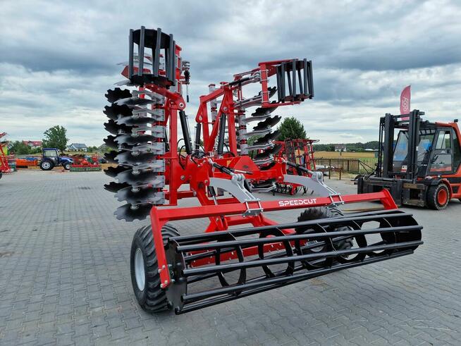 Brona talerzowa talerzówka 4m z wózkiem środkowym, Zabiel