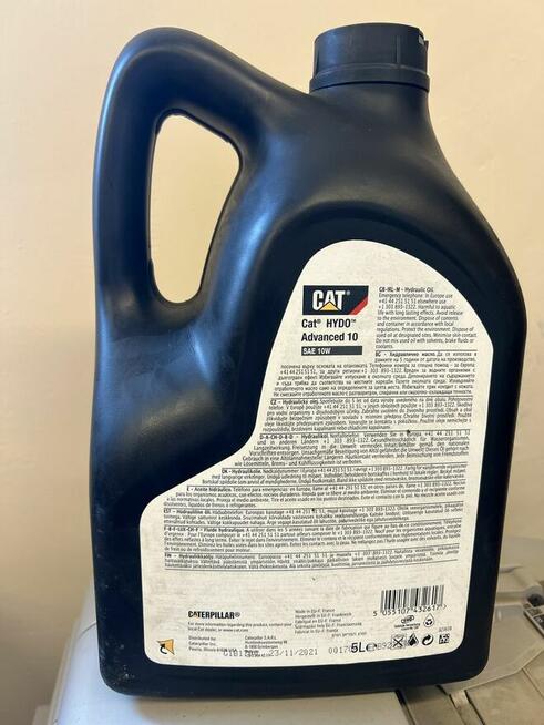 Olej hydrauliczny Cat SAE 10W HYDO 5l Advanced 10 Caterpilla
