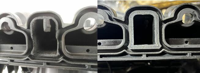 Usługa regeneraji przylgni w kolektorze ssącym OPEL 1.4 TURB