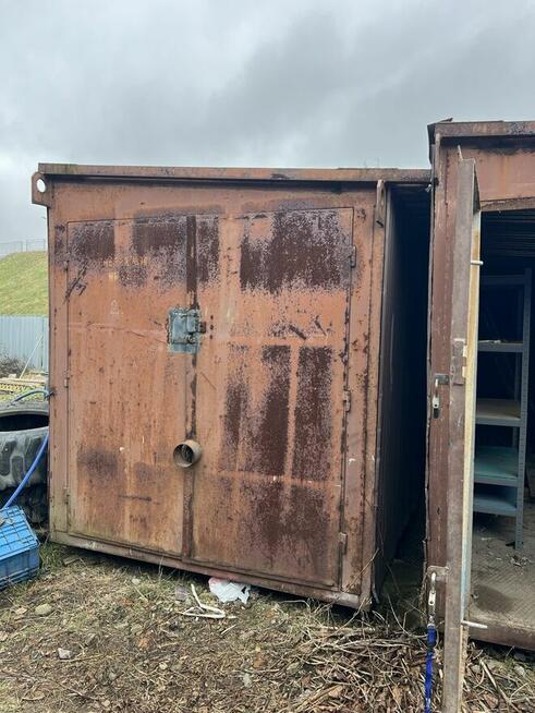 Kontener garaż magazyn budowlany 5m solidny z podłogą