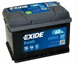 Akumulator 60Ah 540A Exide Excell EB602 EN PRAWY PLUS