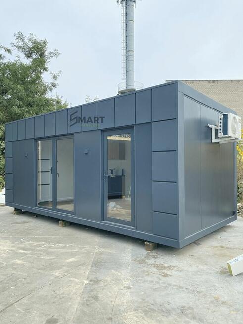 Pawilon Biurowy Kontener Handlowy 8x3 z wc Usługowy PREMIUM