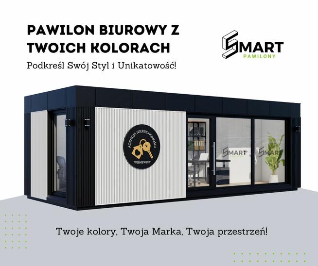 Kontener Biurowy Modułowy Handlowy 6x6 - Biuro Modułowe