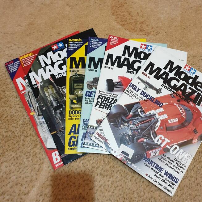 Magazyn modelarski Tamiya Model Magazine rocznik 2000/2001