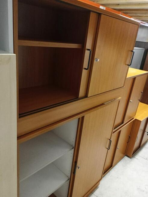 Komoda drzwi przesuwne 120x125cm komody szafy szafki biurowe