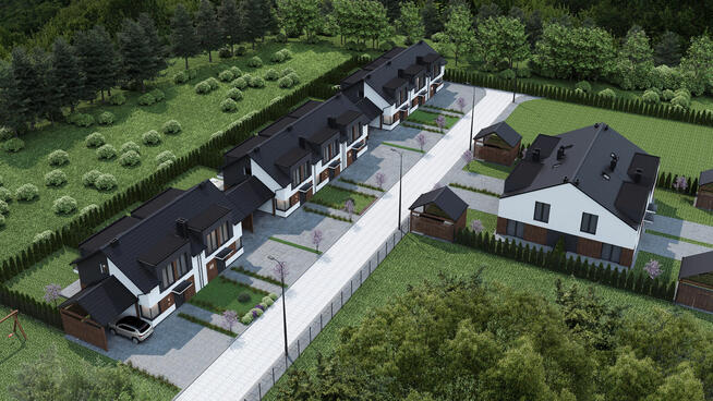 Nowe domy na kameralnym osiedlu Złotno Widoki TYLKO U NAS