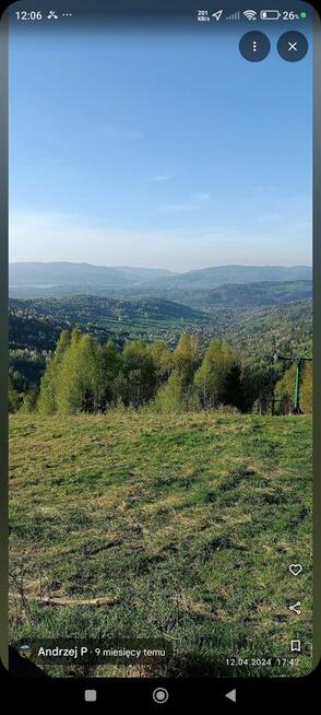 Sprzedam przepiękną działkę na szczycie Góry budowlaną